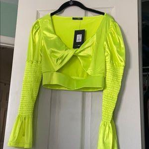Crop top neon new with tags